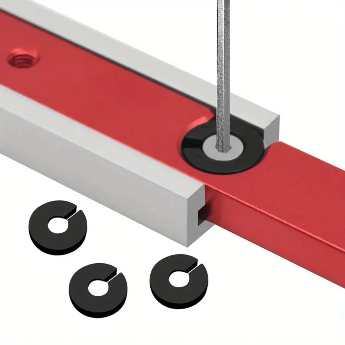 ชุดสไลเดอร์ T-Track อะลูมิเนียม สำหรับเลื่อยโต๊ะ 2 ชิ้น