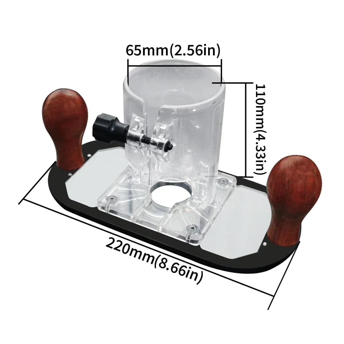 ฐานกดลง (Plunge Base) สำหรับเครื่อง-router มือถือ ใช้สำหรับแกะสลัก