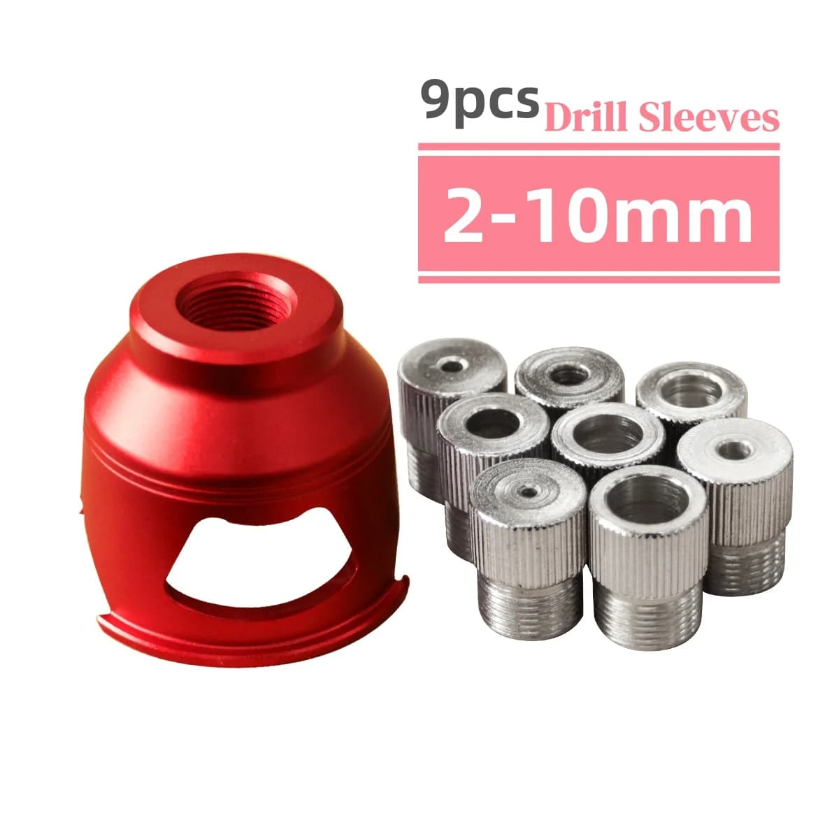 ชุดนำทางเจาะแนวตั้งสำหรับทำเดือย (Doweling Jig Kit), 2-10 มม.