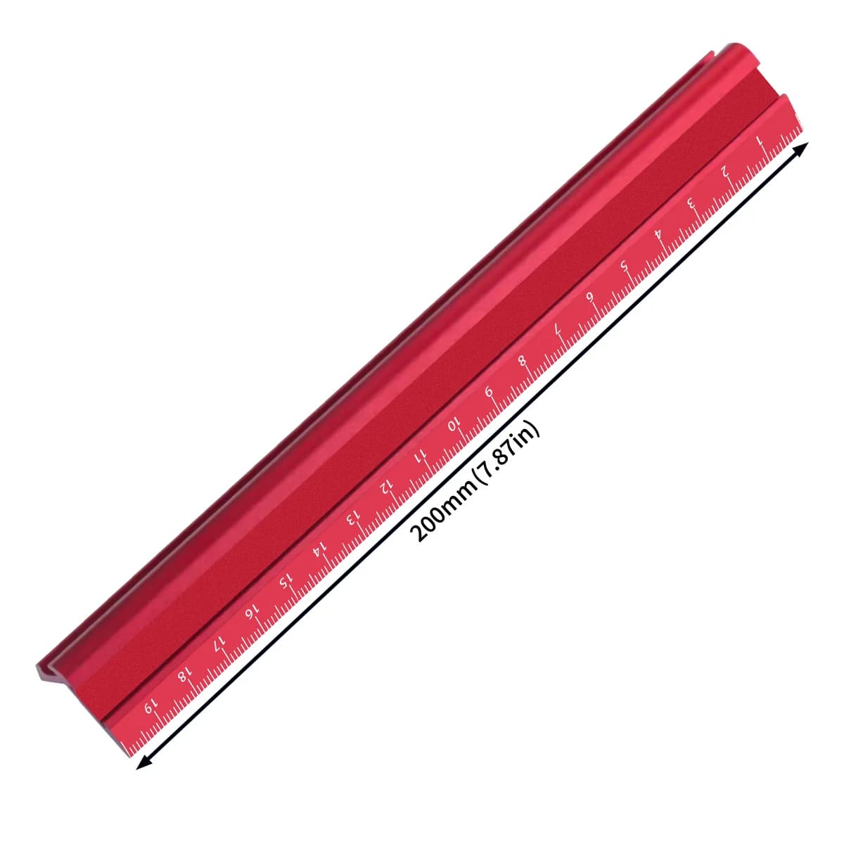 ไม้บรรทัด V-Ruler สเก็ทวัดละเอียด ทั้งระบบเมตริกและอิมพีเรียล