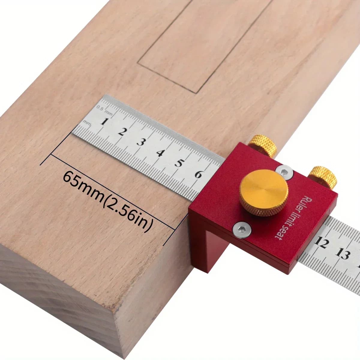บล็อกตั้งมุมและขีดเส้นอลูมิเนียม (Angle Scriber)