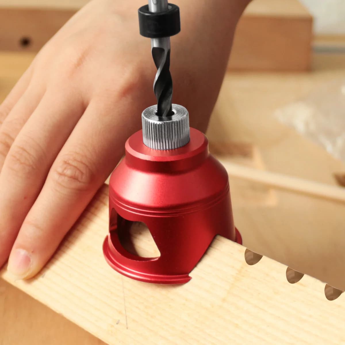 ชุดนำทางเจาะแนวตั้งสำหรับทำเดือย (Doweling Jig Kit), 2-10 มม.