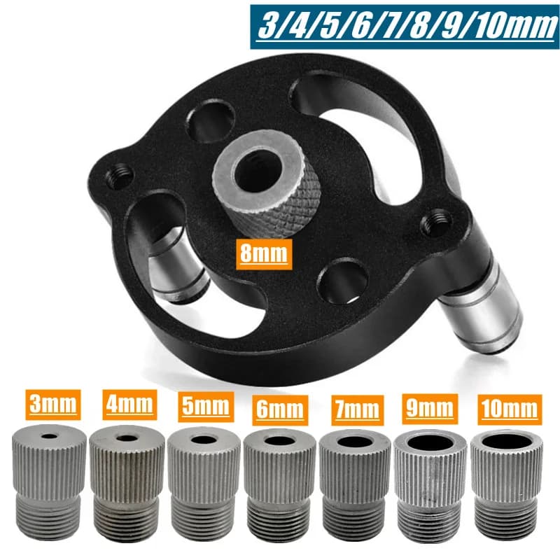 ชุดเจาะรูซ่อน (Pocket Hole Jig) แบบตั้งตรง ปรับปรุงใหม่ ขนาด 3-10 มม. ศูนย์กลางอัตโนมัติ