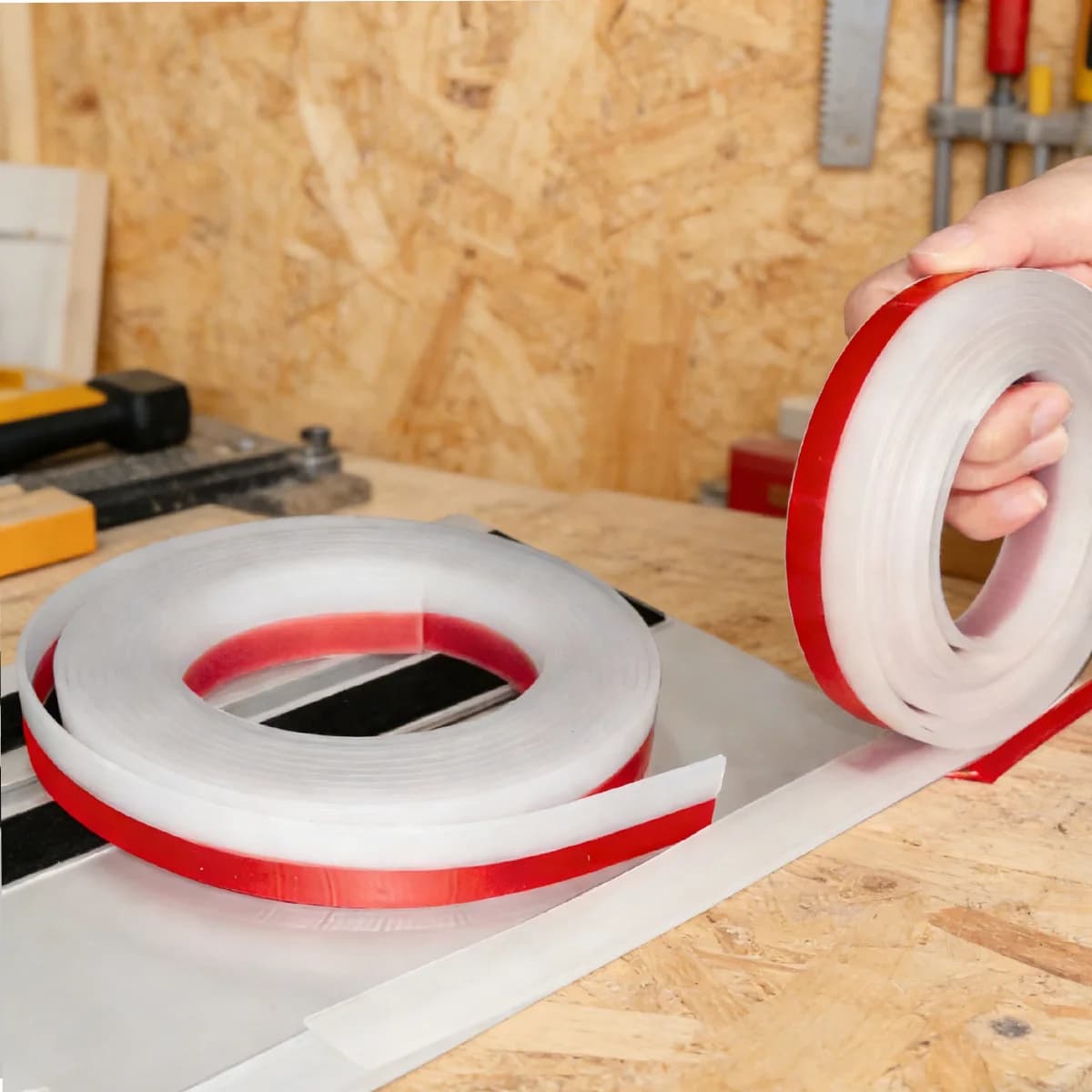 แถบกันเสี้ยนสำหรับเลื่อยตามราง (Track Saw) ความหนา 2.5 มม.