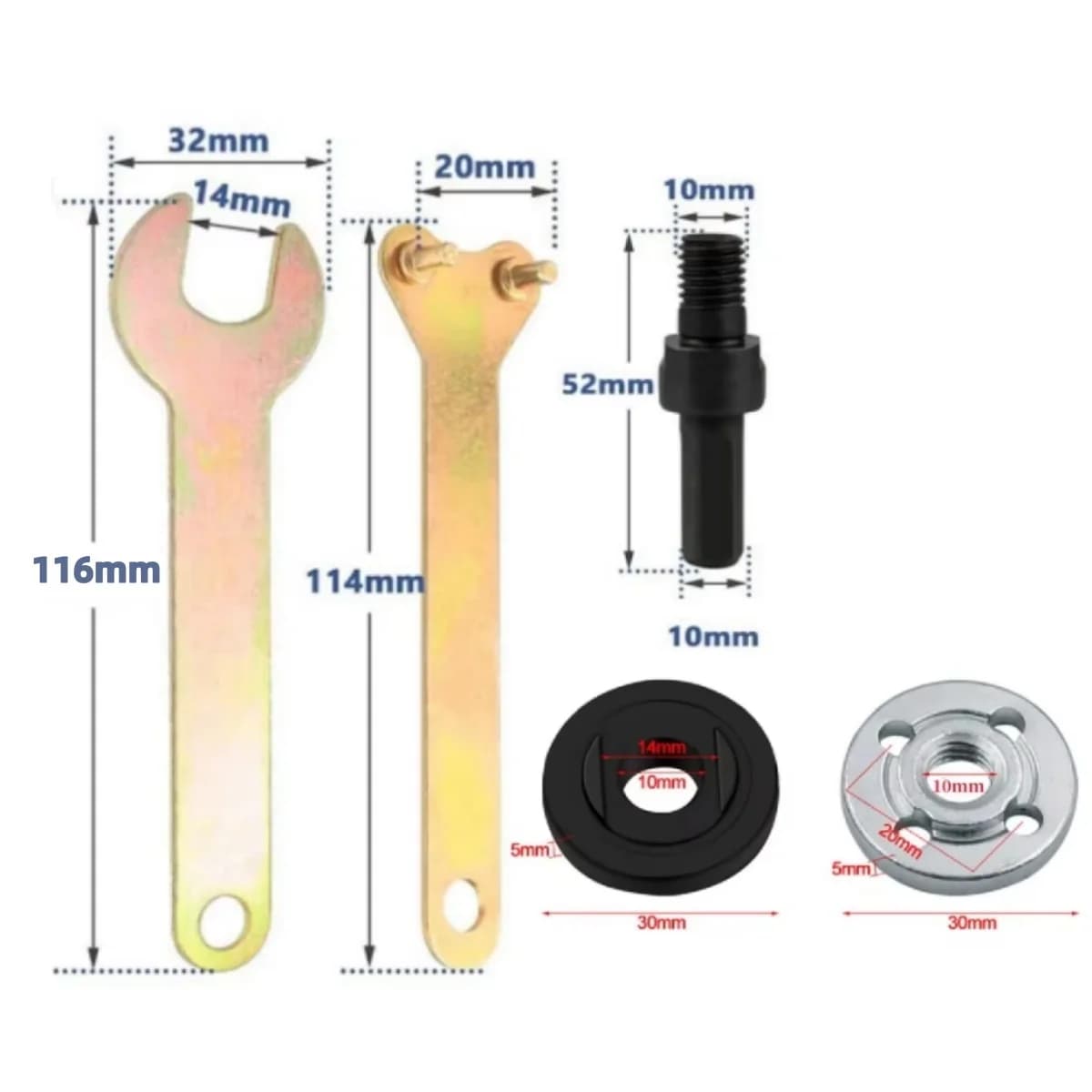 แกนต่อเชื่อม สว่าน 10mm ไปยังเครื่องเจียรมุม