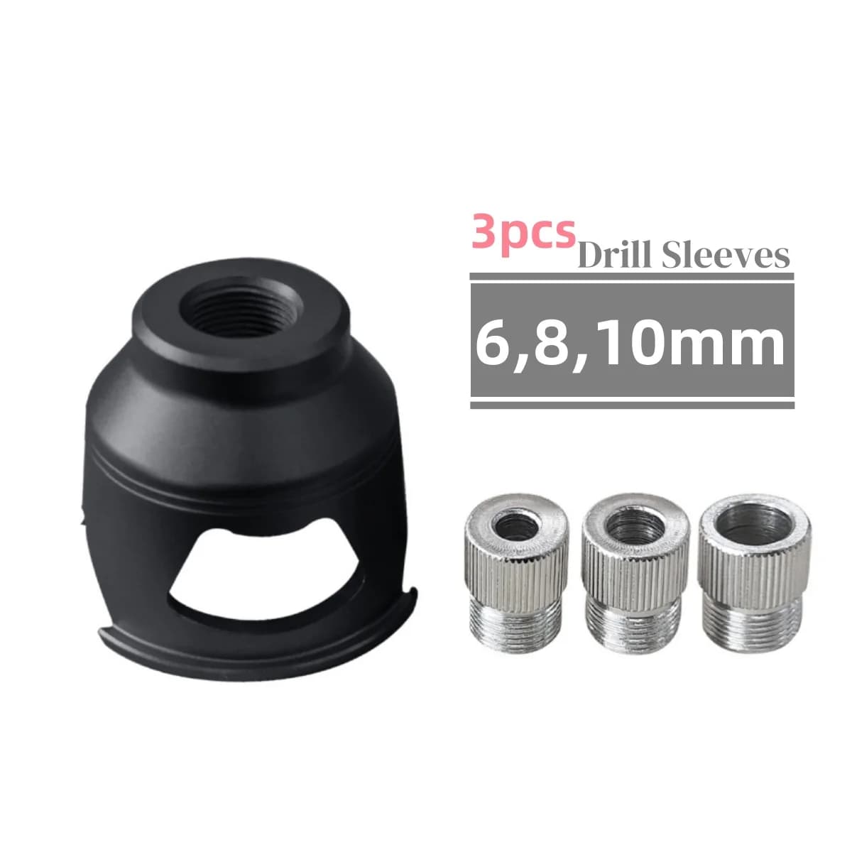 ชุดนำทางเจาะแนวตั้งสำหรับทำเดือย (Doweling Jig Kit), 2-10 มม.