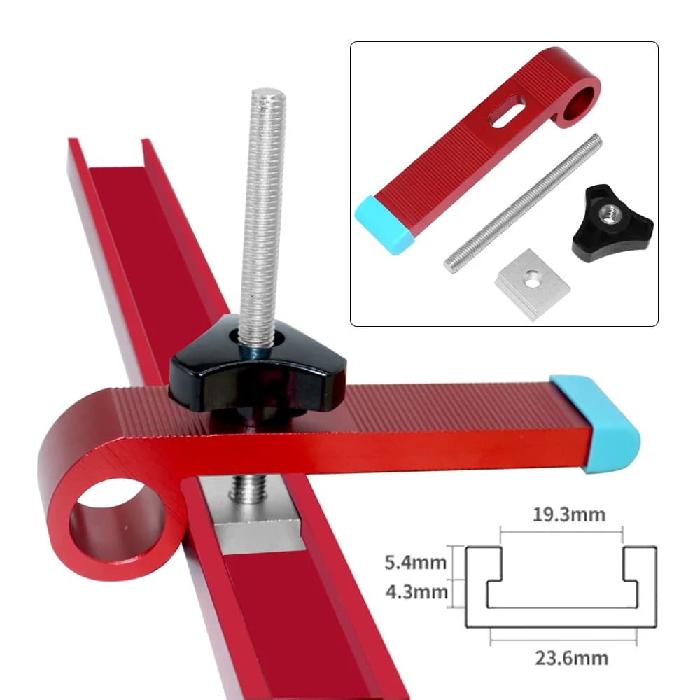 ตัวจับยึด Universal T-Track อะลูมิเนียม