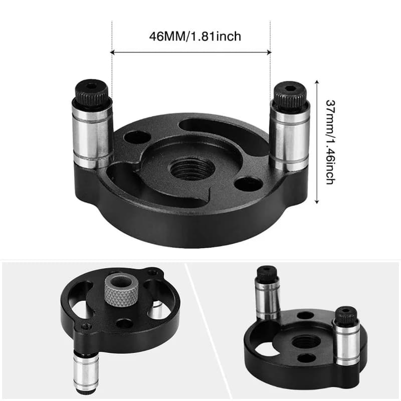 ชุดเจาะรูซ่อน (Pocket Hole Jig) แบบตั้งตรง ปรับปรุงใหม่ ขนาด 3-10 มม. ศูนย์กลางอัตโนมัติ