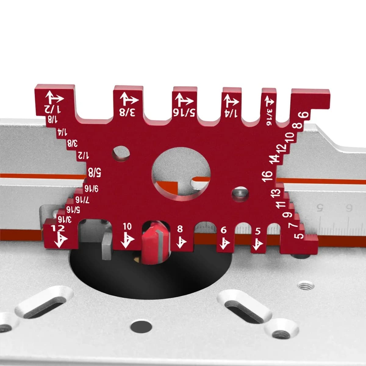 การ์ดวัดระยะ Dovetail Jig แบบเมตริกและนิ้ว ความแม่นยำสูง