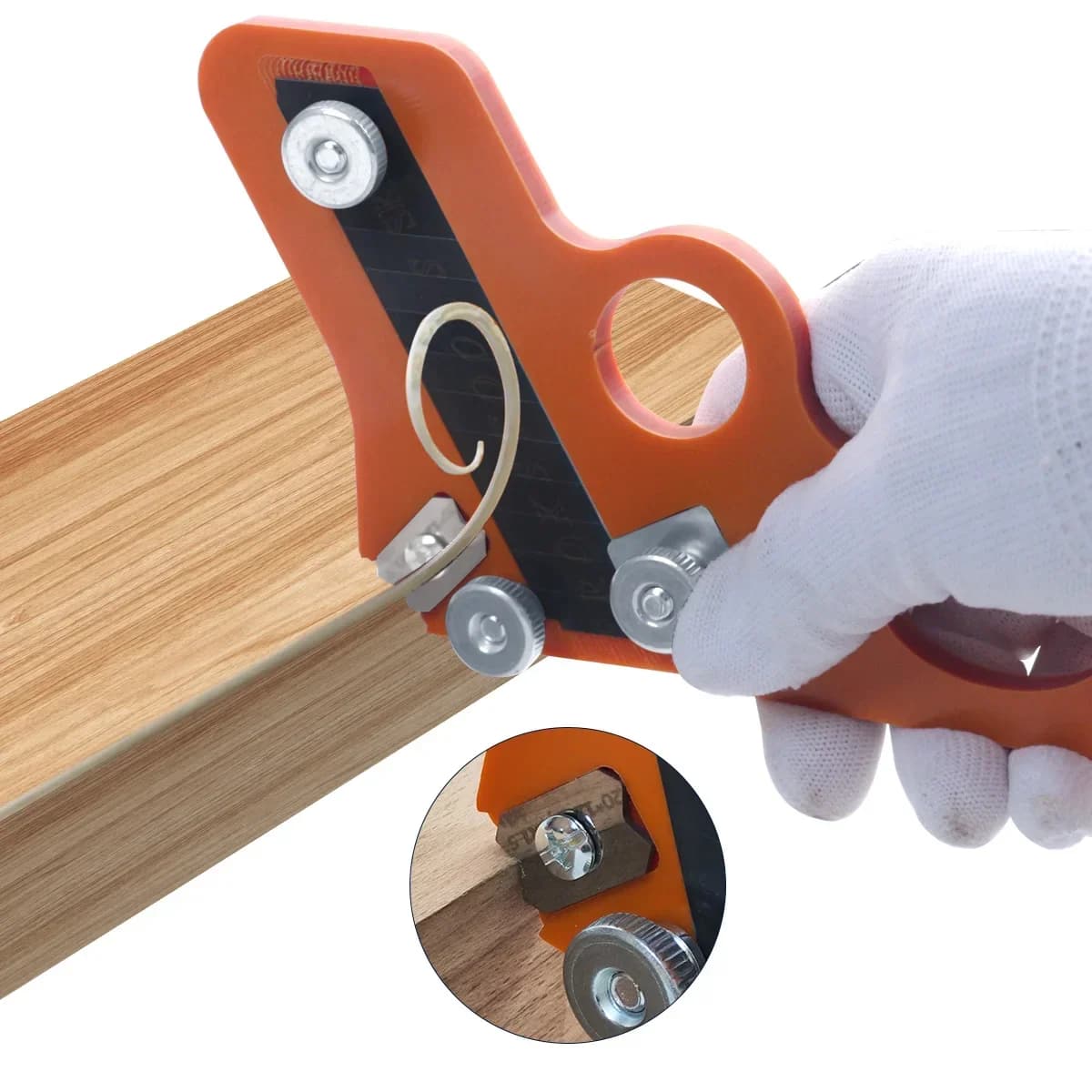 เครื่องตัดขอบไม้และปัดเศษ veneer แบบมือถือ