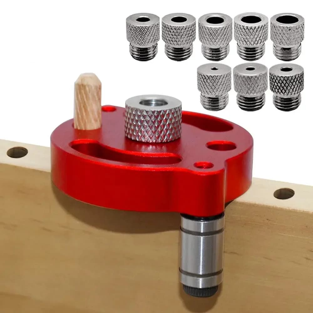 Jig เจาะรู Pocket Hole แบบตั้งตรง ปรับปรุงใหม่ ขนาด 3-10mm พร้อมระบบ Centering อัตโนมัติ