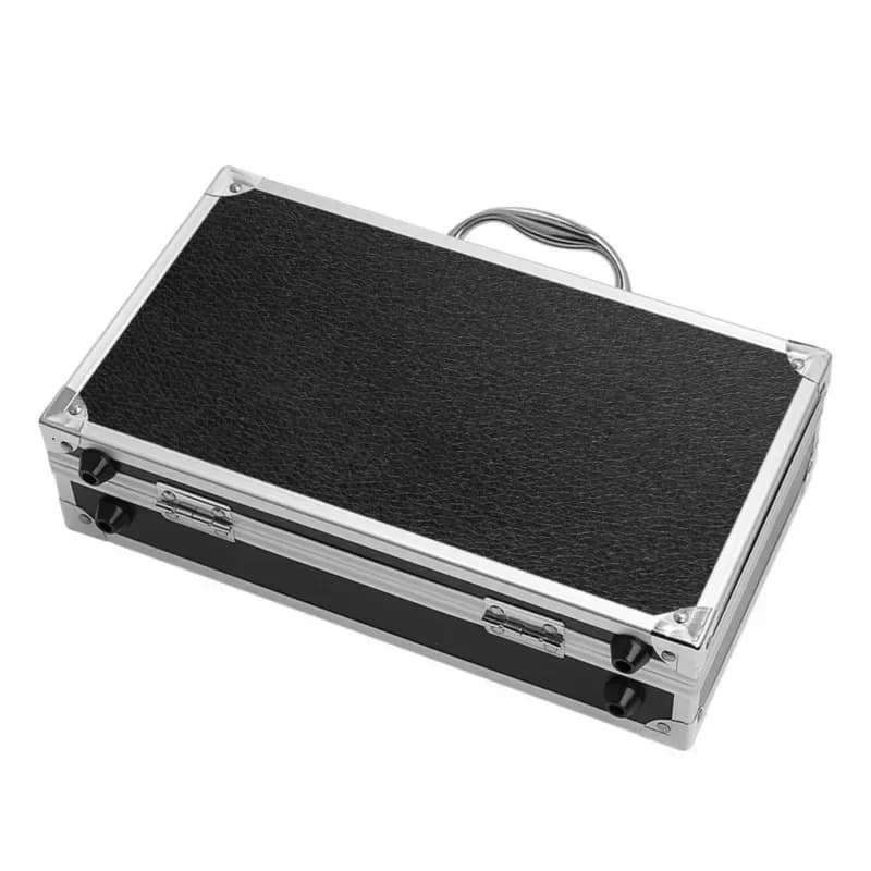 กล่องเครื่องมืออะลูมิเนียมแบบพกพา บุฟองน้ำ 30x17x8cm